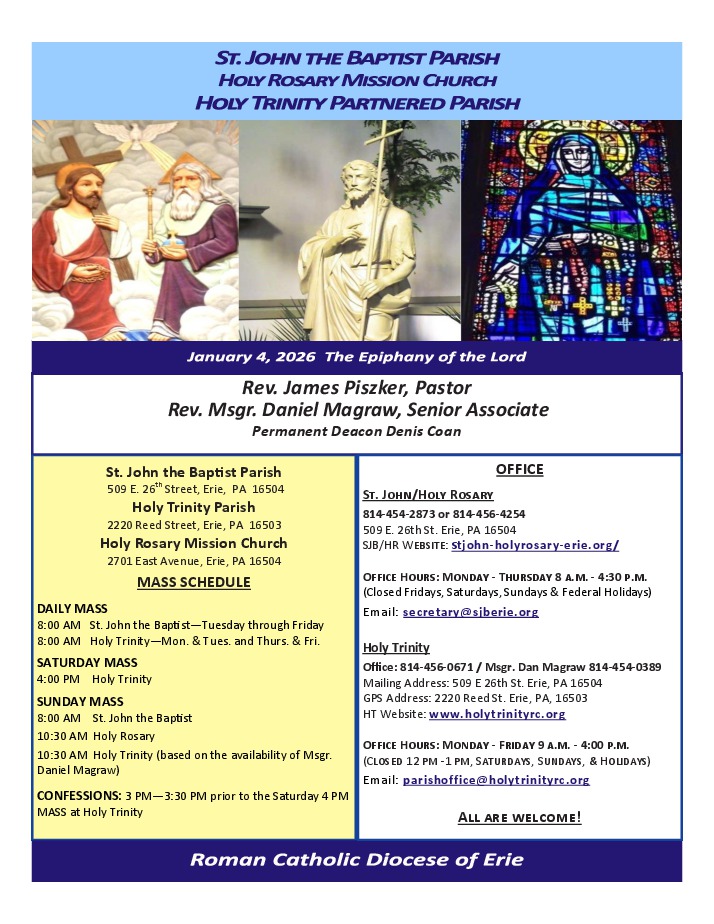 Church bulletin cover